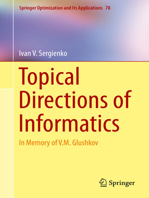 cover image of Topical Directions of Informatics